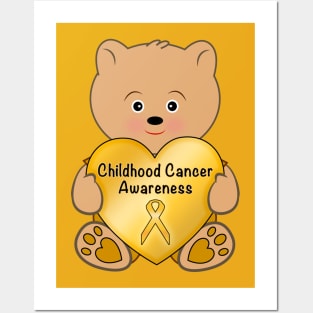 Childhood Cancer Teddy of Hope Posters and Art